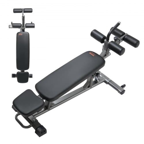 de2FYWZBDK000000MLS8E001V02Fgoods_img-v22Fsit-up-bench-m100-1.2.jpg Sulankstomas išlenktas pilvo preso suoliukas, 226 kg apkrova - Image 1