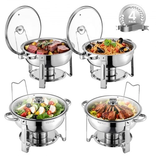 de2FYXBLSTGK4JTYI3UFOV02Fgoods_img-v32Fchafing-dish-m100-1.2.jpg Apvalūs maisto šildytuvai, 4,7 l talpos, 4 vnt - Image 1