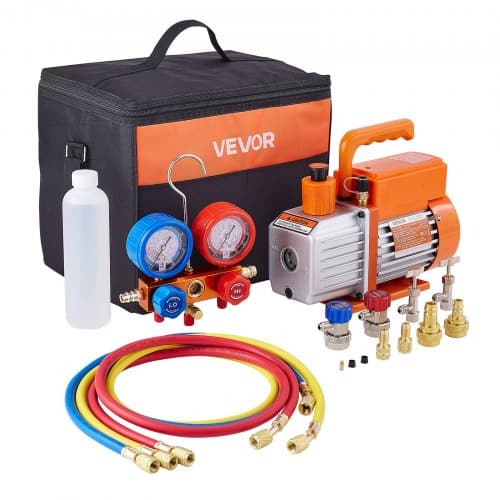 de2FZKBKDWXTZLX104Y8P001V22Fgoods_img-v22Fvacuum-pump-m100-1.2.jpg Dviejų pakopų vakuuminis siurblys oro kondicionieriams - 142 l/min (5 CFM) - Image 1