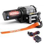 Elektrinė gervė 1360 kg, 12V ATV/UTV su plieniniu trosu, 5 mm x 12 m, IP55