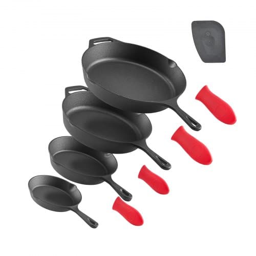 de2FZTCGSJTCT681923OS001V02Fgoods_img-v22Fskillet-set-m100-1.2.jpg Keturių dalių ketaus keptuvių rinkinys (155, 205, 260, 305 mm) - Image 1