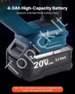 Akumuliatorinės metalo žirklės, 20 V, 400 W - Image 5