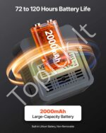 Anglies dioksido (CO2) monitorius su temperatūros ir drėgmės matavimo funkcija (su 4,57 m jutiklio kabeliu) - Image 4