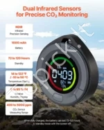 Anglies dioksido (CO2) monitorius su temperatūros ir drėgmės stebėjimo funkcija - Image 2