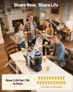Automatinis 13 l talpos alaus virimo aparatas 1500W, nerūdijančio plieno - Image 6