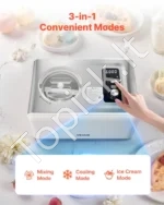 Automatinis ledų gaminimo aparatas su integruotu kompresoriumi, 2L - Image 2