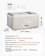 Automatinis ledų gaminimo aparatas su integruotu kompresoriumi, 2L - Image 7