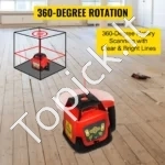 Automatinis savaime išsilyginantis rotacinis lazerinis nivelyras su 5 m liniuote ir stovu, 500 m - Image 3