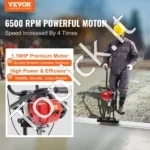 Benzininis betono vibracinis sijotuvas su 1830 mm aliuminine lenta - Image 2