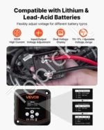 Dvigubos baterijos izoliatoriaus komplektas 12V 300A, su skaitmeniniu LCD ekranu - Image 2