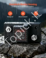 Dvigubos baterijos izoliatoriaus komplektas 12V 80A, su skaitmeniniu LCD ekranu - Image 3