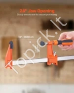F tipo stalių spaustuvai 61 cm, 2 vnt. - Image 3