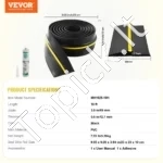 Garažo vartų slenksčio sandarinimo juosta 3,05 m, universali, atspari vandeniui - Image 7