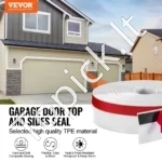 Garažo vartų šoninė ir viršutinė sandarinimo juosta 10,36 m, universali apsauga - Image 2