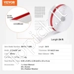 Garažo vartų šoninė ir viršutinė sandarinimo juosta 10,36 m, universali apsauga - Image 7