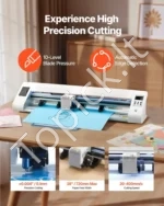 Išmanioji plėvelių pjaustyklė su automatiniu kontūrų aptikimu ir 2 tipų peiliais (720 mm) - Image 2