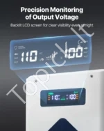 Įtampos keitiklis-transformatorius 3000VA (220V į 110V), su LCD ekranu ir USB jungtimi - Image 5