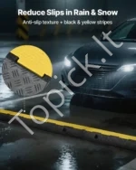 Kabelių apsauginė rampa, 1 kanalo (70 x 50 mm), iki 9979 kg apkrova, sunkiasvoris guminis laidų ir žarnų dangtelis su atverčiamu viršumi - Image 5