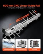 Linijinis kreipiamasis bėgis su diržine pavara ir Nema 34 varikliu, 600 mm eiga - Image 2