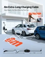 Mobili elektromobilio įkrovimo stotelė 3,6 kW 16A (Mobili sieninė dėžutė / Wallbox, Type 2, Vienfazė, Schuko kištukas) - Image 6