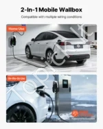 Mobili elektromobilio įkrovimo stotelė 7,4 kW 32A (Mobili sieninė dėžutė / Wallbox, Type 2, Vienfazė) - Image 5