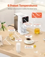 Momentinis karšto vandens dozatorius su 6 temperatūros režimais ir 8 talpos nustatymais, 3 l - Image 3