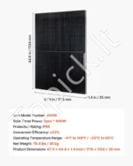 Monokristalinių saulės baterijų komplektas 2 vnt. x 400W (Aukšto efektyvumo) - Image 7