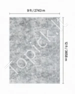 Pliušinis kilimas, 2,74 x 3,66 m, šviesiai pilka (tie-dye) spalva - Image 2