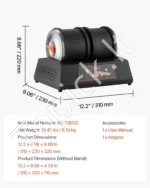 Profesionalus dviejų būgnų akmenų poliravimo aparatas (3,63 kg) - Image 7