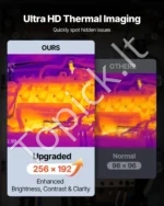 Profesionalus termovizorius su 3,5 colio jutikliniu ekranu, 256 x 192 raiška ir Wi-Fi ryšiu - Image 2