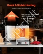 Skaitmeninė elektrinė lydymo krosnis 1650W (iki 1200°C) - Image 3
