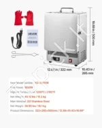 Skaitmeninė elektrinė lydymo krosnis 1650W (iki 1200°C) - Image 7