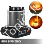 Skaitmeninė elektrinė metalo lydymo krosnis su 3 kg keraminiu tigliu (1350W, iki 1150°C) - Image 4