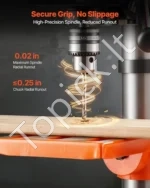 Stalinės gręžimo staklės 254 mm, 400 W, su kintamu greičiu ir lazeriniu pozicionieriumi - Image 6