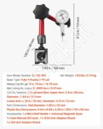 Svirtinis indikatorius su universaliu magnetiniu stovu, 0–0,76 mm - Image 7