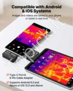 Termovizijos kamera išmaniesiems telefonams su 512 x 384 super raiška ir 25 Hz dažniu - Image 4