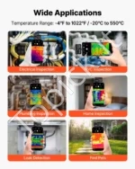 Termovizijos kamera išmaniesiems telefonams su 512 x 384 super raiška, makro objektyvu ir 25 Hz dažniu - Image 3