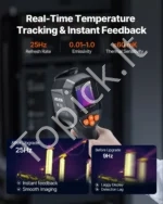 Termovizorius su 240 x 180 raiška, 2 MP vaizdo kamera ir 25 Hz atnaujinimo dažniu - Image 3