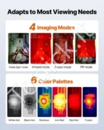 Termovizorius su 320 x 240 raiška, 2 MP vaizdo kamera ir 25 Hz atnaujinimo dažniu - Image 5