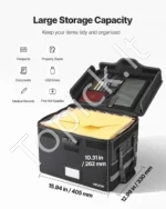 Ugniai atspari dokumentų saugojimo dėžė 330 x 405 x 262 mm su kodine spyna - Image 3
