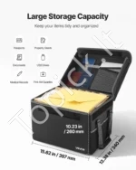 Ugniai ir vandeniui atspari dokumentų dėžė su užraktu - Image 3