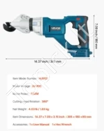 Universalus ir manevringas įrankis tiksliam lakštinio metalo pjovimui Akumuliatorinės metalo žirklės, 20 V, 400 W - Image 7