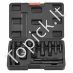 Vamzdžių išsukiklių rinkinys, 9 dalys, 1/8" – 1", chromo-molibdeno plienas - Image 2