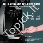 Visiškai automatinis puodelių sandarinimo aparatas 500–650 puodelių/val., iki 190 mm aukščio ir 90/95 mm skersmens puodeliams, elektrinis burbulinės arbatos (Boba) užlydimo įrenginys su skaitmeniniu LCD valdymu (juodas) - Image 6