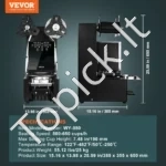 Visiškai automatinis puodelių sandarinimo aparatas 500–650 puodelių/val., iki 190 mm aukščio ir 90/95 mm skersmens puodeliams, elektrinis burbulinės arbatos (Boba) užlydimo įrenginys su skaitmeniniu LCD valdymu (juodas) - Image 7