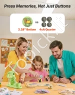 Ženkliukų Gamybos Aparatas, 58 mm, su 100 vnt. Ženkliukų Ruošinių, Žalias - Image 2