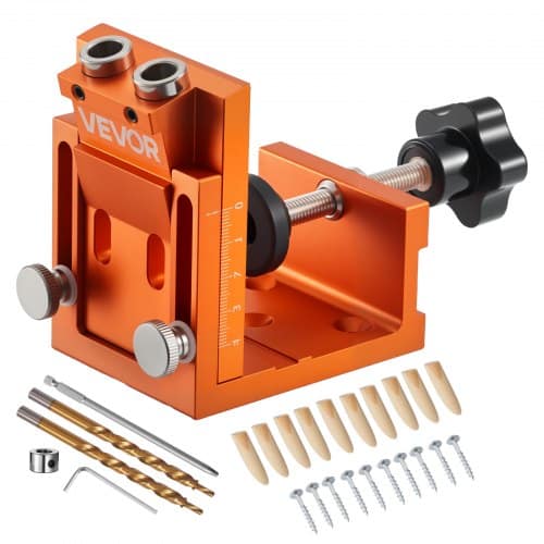 de2FBXSXKKJJSDPF7781A001V02Fgoods_img-v12Fpocket-hole-jig-m100-1.2.jpg Reguliuojamas paslėptų skylių gręžimo rinkinys medienai, 12–48 mm - Image 1