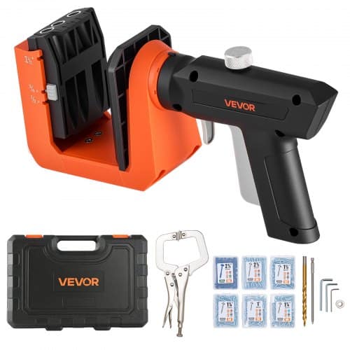 de2FBXSXKKJSLTZSWMW61001V02Fgoods_img-v12Fpocket-hole-jig-m100-1.2.jpg Reguliuojamas paslėptų skylių gręžimo rinkinys su 360° besisukančia rankena, 300 x 82 x 180 mm - Image 1