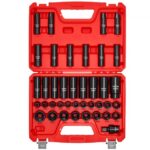 Smūginių galvučių rinkinys 1/2 colio (39 dalys, 9–30 mm)