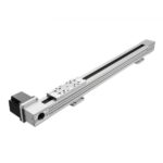 Linijinis kreipiamasis bėgis su diržine pavara ir Nema 34 varikliu, 600 mm eiga